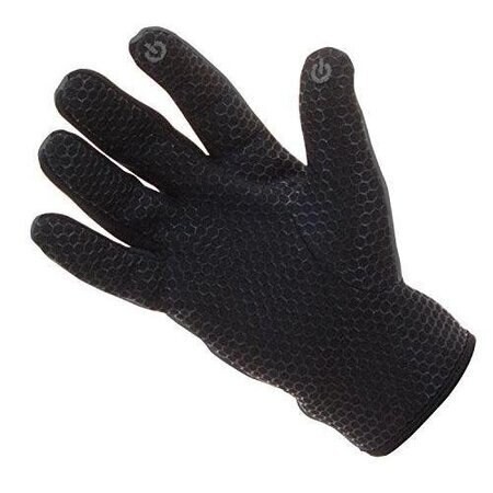 Frogg Toggs 28582-LG Frogg Fingers Fleece Gloves With Fingers Gray