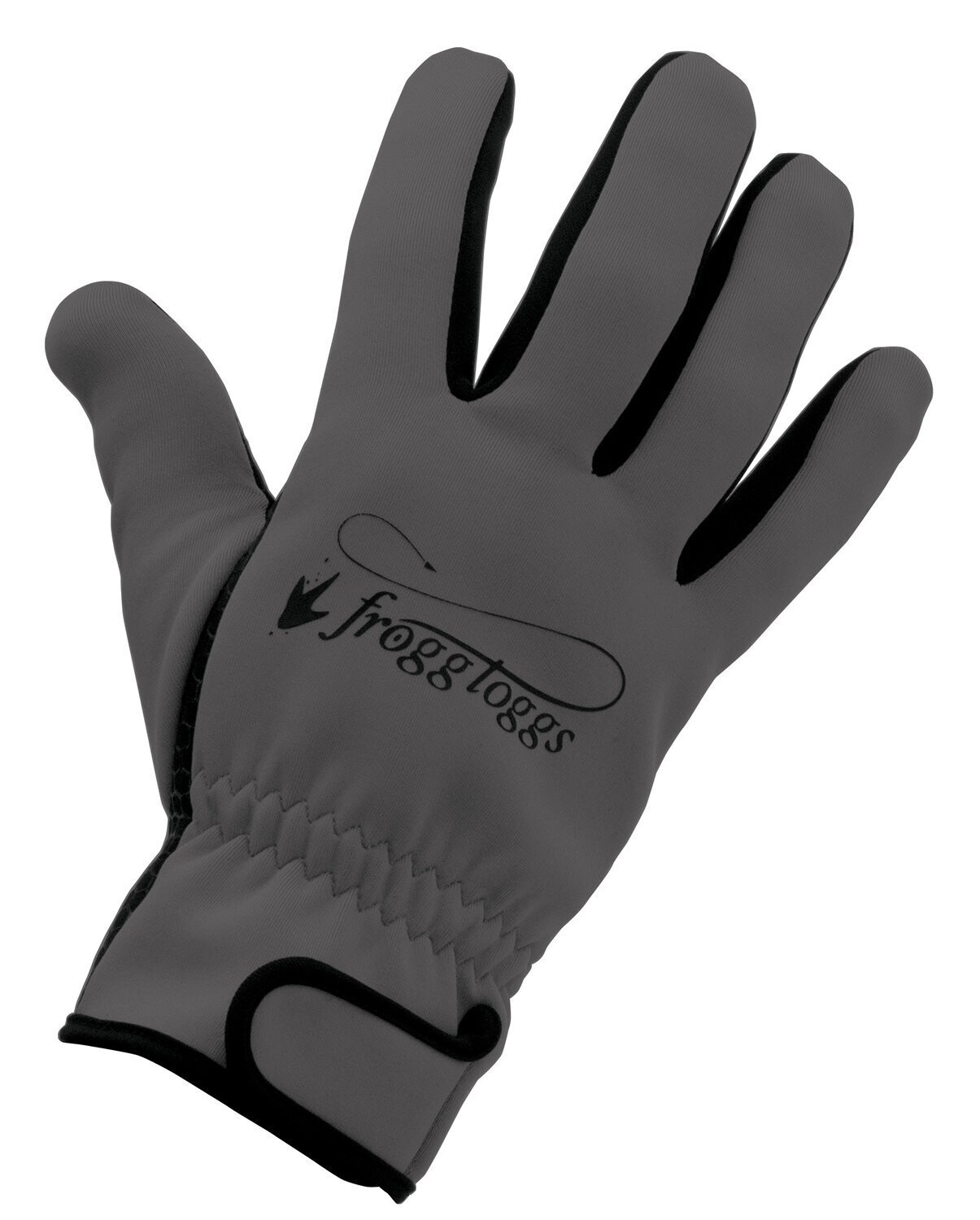 Frogg Toggs 28582-XL Frogg Fingers Fleece Gloves With Fingers Gray