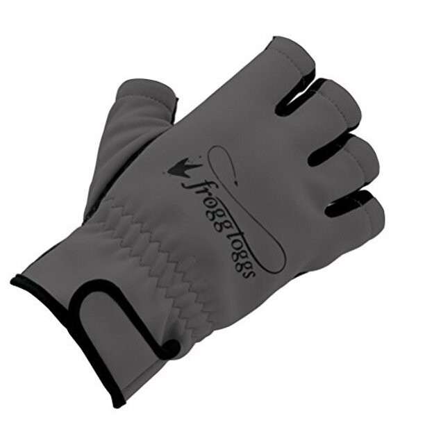 Frogg Toggs 28583-LG Frogg Fingers Fleece Gloves Fingerless Gray