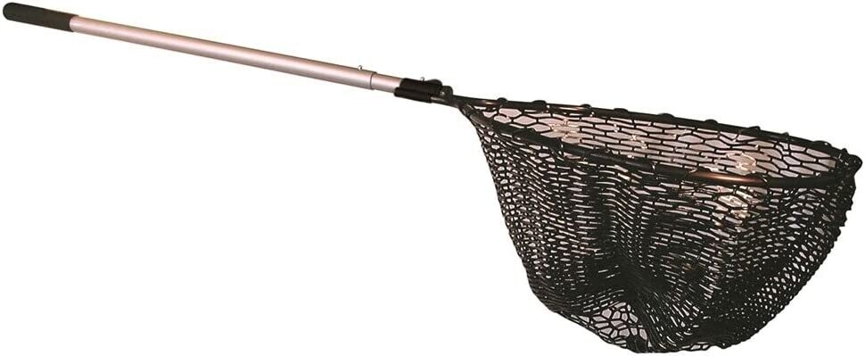 Frabill Sportsman Rubber Net 17x19 Teardrop Black 36" Fixed