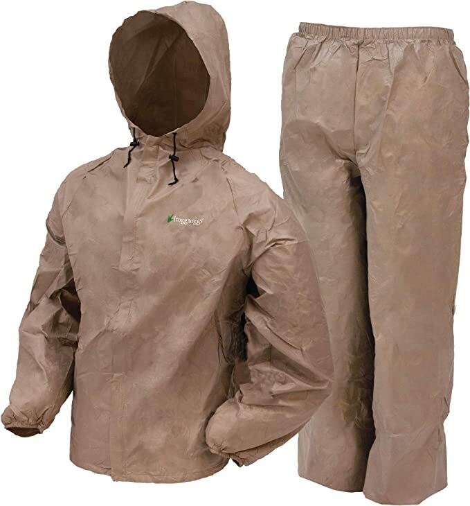 Frogg Toggs XL Ultra Lite Rain Suit Khaki
