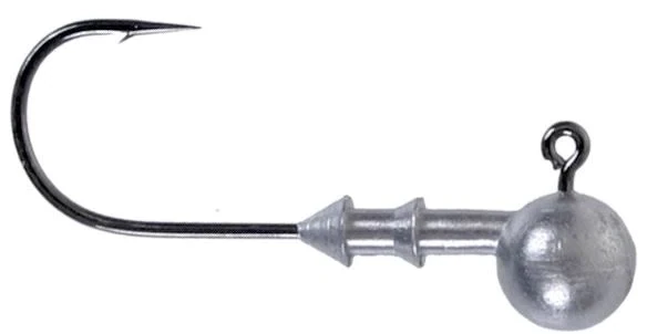 Gamakatsu 500412-1/4 Round 26 Jighead, 1/4 oz, 2/0 Hook, Nickel