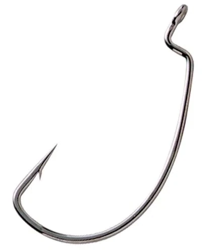 Gamakatsu 74415 Superline Worm Hook Size 5/0, Needle Point, Extra Wide