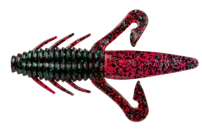 Gene Larew TBB15-8 Biffle Bug 4.25", Red Bug (LAM), 8/Bag