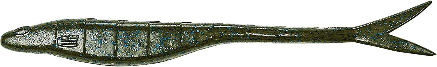 Googan Baits GDT-6-GPB Dart 6" Green Pumpkin Blue	