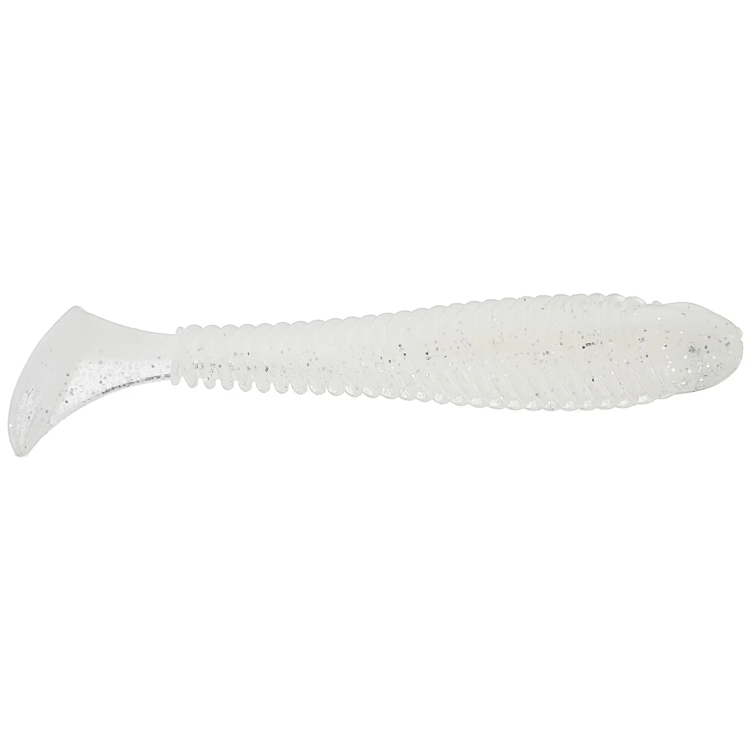 Googan Saucy Swimmer  3.3'' White Pearl Shad