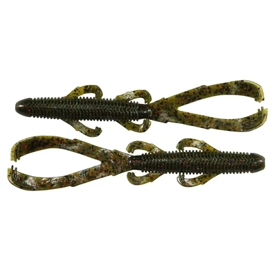 Googan Trench Hawg  4.65'' Watermelon Red Fl 9pk