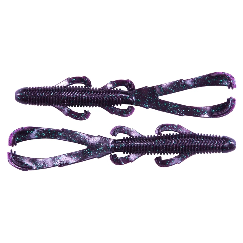 Googan Trench Hawg  4.65'' Junebug 9pk