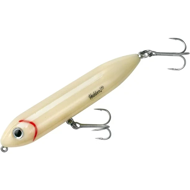 Heddon  Super Spook Jr. Topwater Bait, 3 1/2", 1/2 oz, Bone