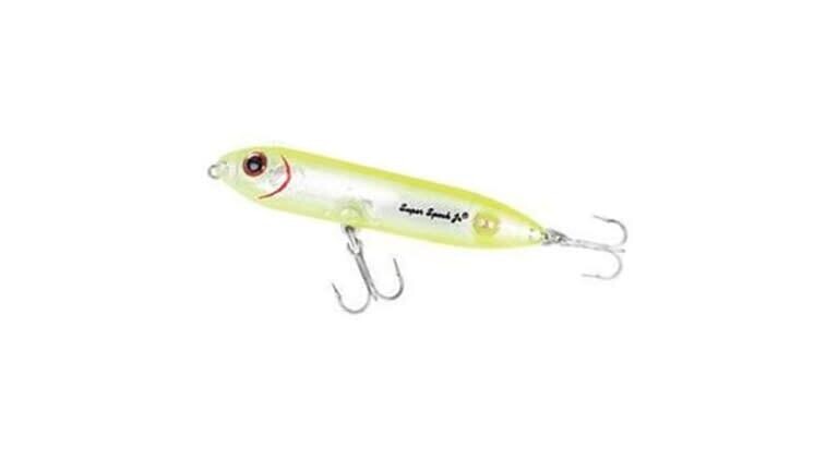 Heddon X923623 Super Spook Jr. Chartreuse/Silver 