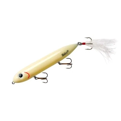Heddon X9256F14 Feather Dressed Super Spook-Bone