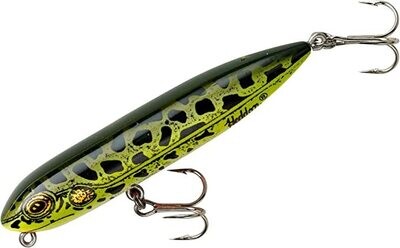 Heddon Zara Puppy Topwater Bait, 3&quot;, 1/4 oz, Bull Frog