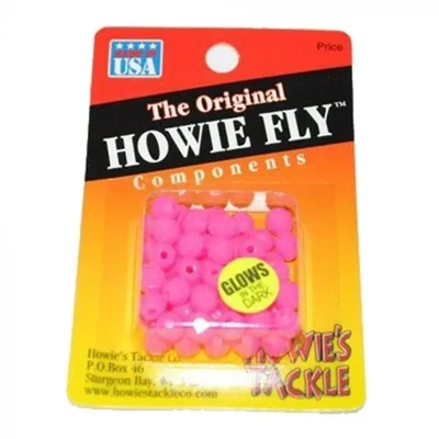Howie 6mm facetted beads; Pink Glow, 50pk 