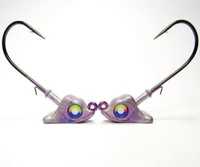 Hog Farmer Stand up swimait head 3/4oz. 7/0 purple gizzard