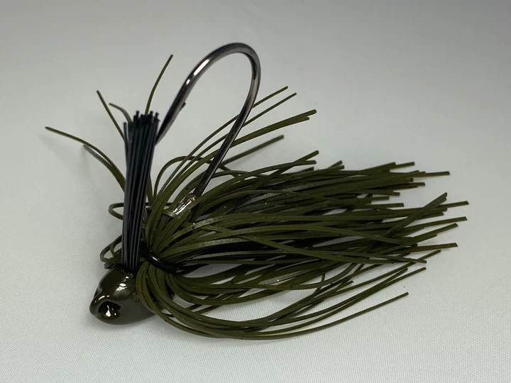 Johnston Brush Jig 1/2oz Green Pumkin
