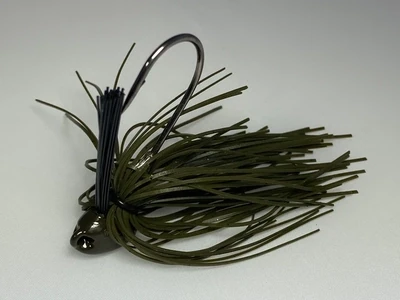 Johnston Brush Jig 1/2oz Green Pumkin
