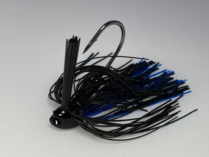 Johnston Brush Jig 3/8oz Black/Blue