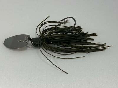 Johnston Bladed Jig 3/8oz Green Pumkin