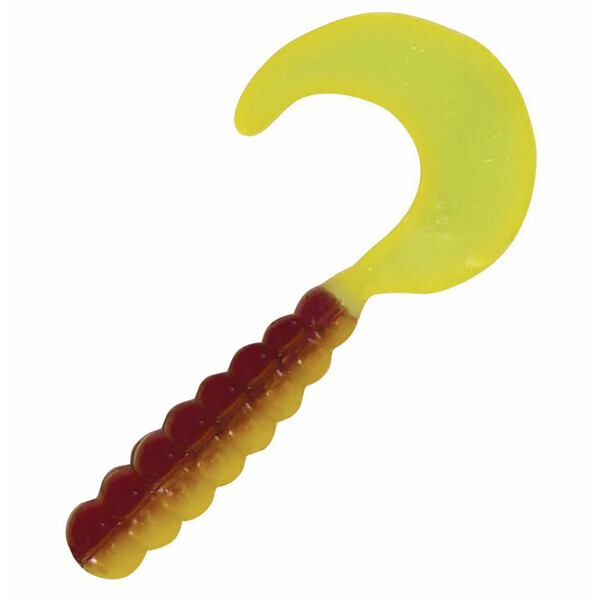 Kalin 2TG10-863 Triple Threat Grub 2", Yellow Jacket, 10/Pack