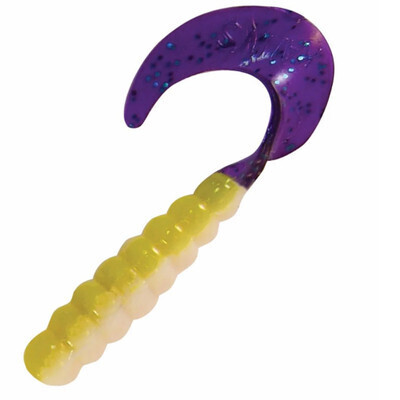 Kalin Triple Threat Grub 2", Acid Rain/Junebug, 10/Pack