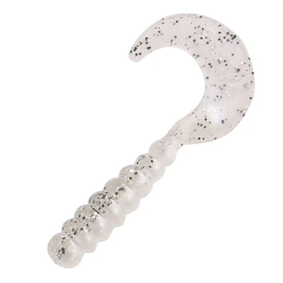 Kalin 2TG10-885 Triple Threat Grub 2", Albino Shad, 10/Pack	