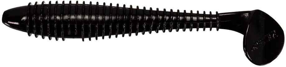 Keitech FS33001 Fat Swing Impact 3.3&quot; Black - 5845