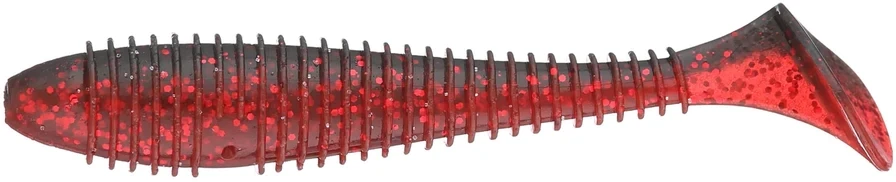 Keitech Fat Swing Impact 3.8&quot; Black Cherry - 0283