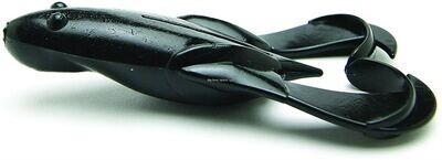 Keitech NF35001 Noisy Flapper Black, 3.5", Topwater Buzzing Frog