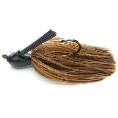 Keitech Tungsten Casting Jig 1/2 oz Dark Green Pumpkin