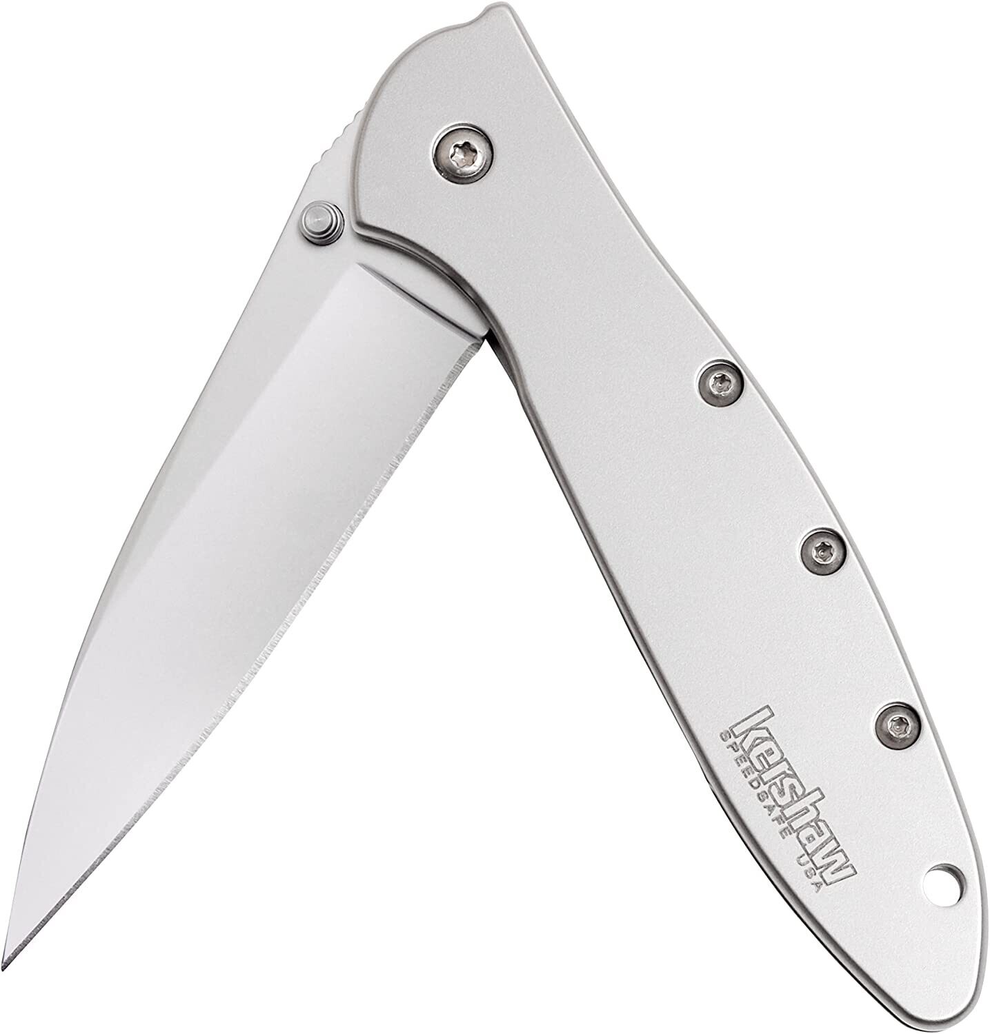 Kershaw 1660 Leek Assisted Opening Folding Knife, 3" Drop Point Blade