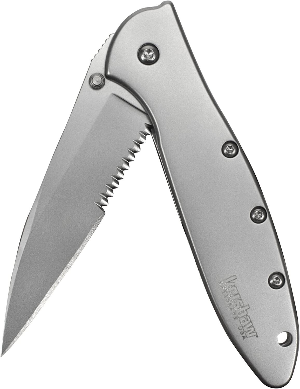 Kershaw 1660ST Leek Assisted Opening Folding Knife, 3&quot; Drop