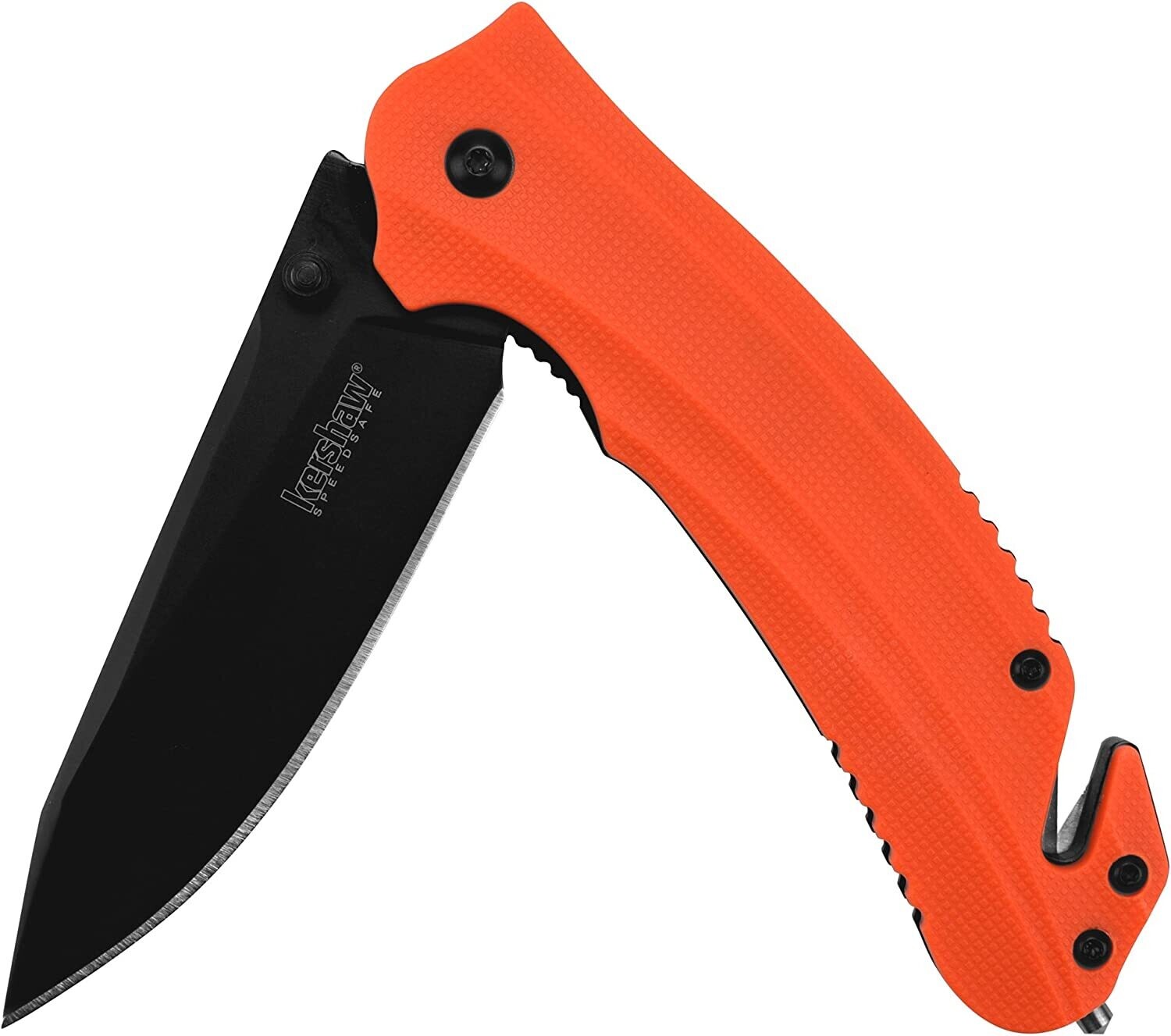 Kershaw 8650 Barricade Assisted Opening Folding Rescue Knife, 3.5"