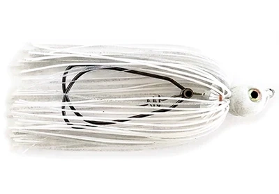 Ledge Hog #56 1/2oz Scissor Jig Pearl White Swim