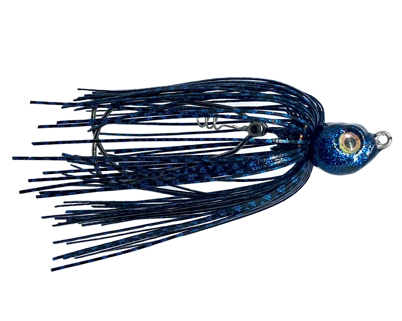 Ledge Hog #73 1/2oz Scissor Jig Blk/Blue Football