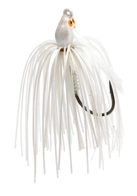 Ledge hog #57 3/8oz Scissor Jig Pearl White Swim