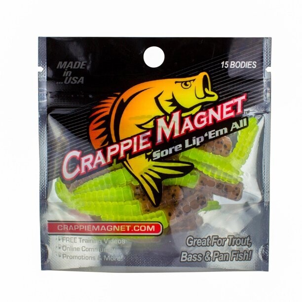 Leland 14071 Crappie Mag 15pc Body, Pumpkin Pie