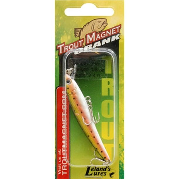 Leland 87317 Trout Magnet Crankbait 2 1/2", Rainbow Trout