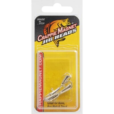 Leland 87518 Crappie Magnet Replacement Head, 1/32 oz, Nickel