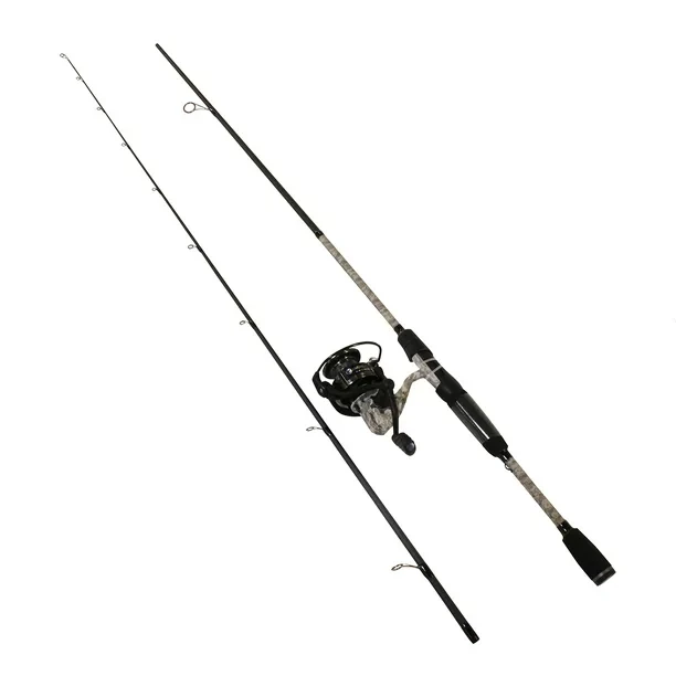 Lew's AHC4070M-2 American Hero Camo Speed Spin Spinning Combo,40sz