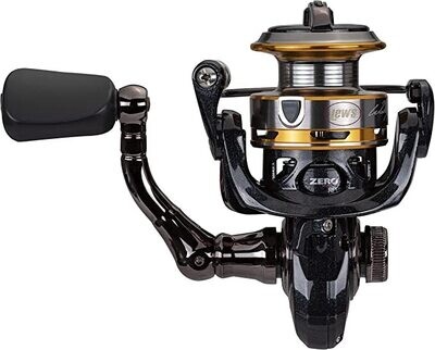Lew's Laser XL 50-80 Speed Spin Spinning Reel, Front Drag, 1 BB Drive, 5.1:1 Ratio, 285/15, 13.1 oz