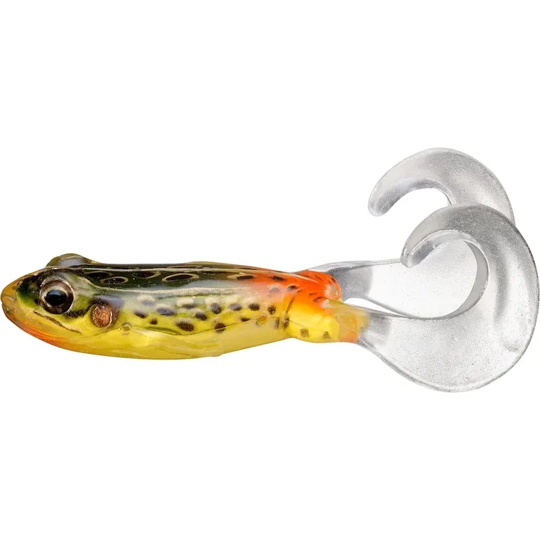 LiveTarget  Freestyle Frog, 3 1/2", Emerald/Red