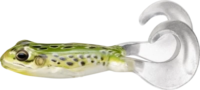 LiveTarget Freestyle Frog, 4", Floro Green/Yellow
