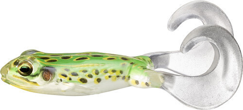 LiveTarget Freestyle Frog, 3 1/2", Floro Green/Yellow
