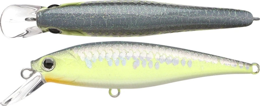 Lucky Craft PT100-150 Pointer 100SP Jerk Bait, 4", 5/8 oz, MS Crack