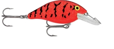 Luhr Jensen  Speed Trap Crankbait, 2 3/4&quot;, 1/4 oz, Hot Texas Red &amp; Crystal