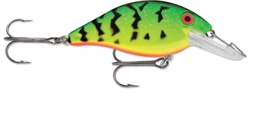 Luhr Jensen  Speed Trap Crankbait, 2 1/4&quot;, 1/8 oz, Firetiger &amp; Crystal