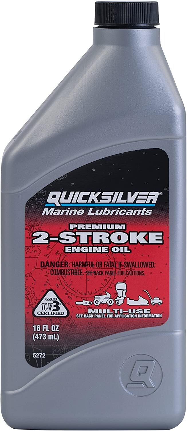 Mercury Outboard Oil 32oz 2-Cycle Quicksilver