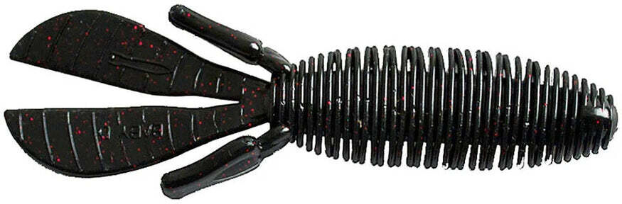 Missile Baits MBBD365-BLKR Baby D Bomb Creature Bait, 3.65&quot;, Black