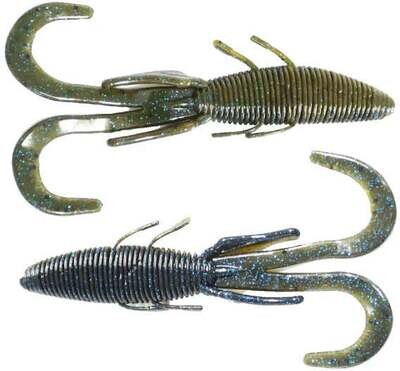 Missile Baits MBBDS5-SBG Baby D Stroyer Creature Bait, 5&quot;, Super Bug