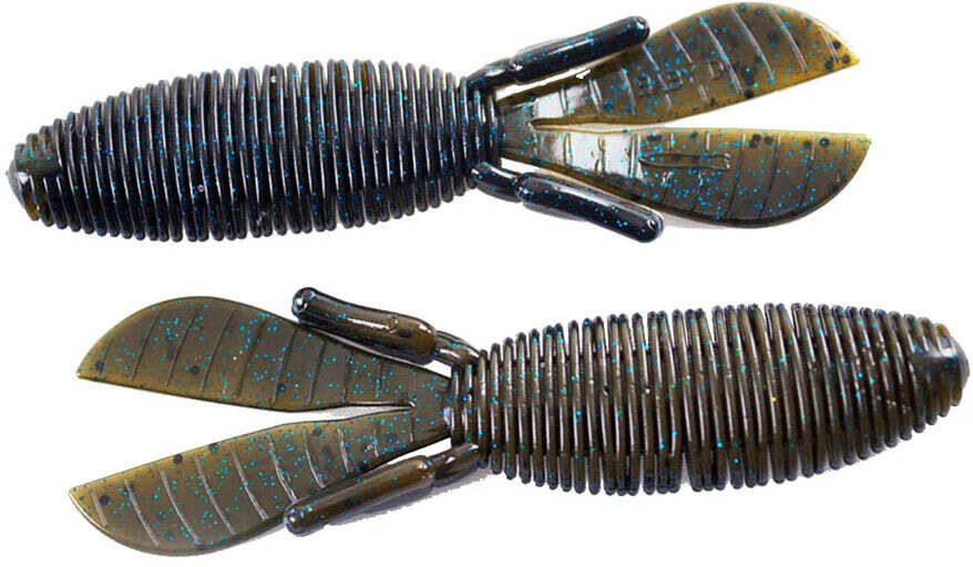 Missile Baits MBBD365-SBG Baby D Bomb Creature Bait, 3.65&quot;, Super Bug